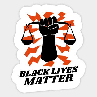 Black Lives Matter Justice for all People Sticker